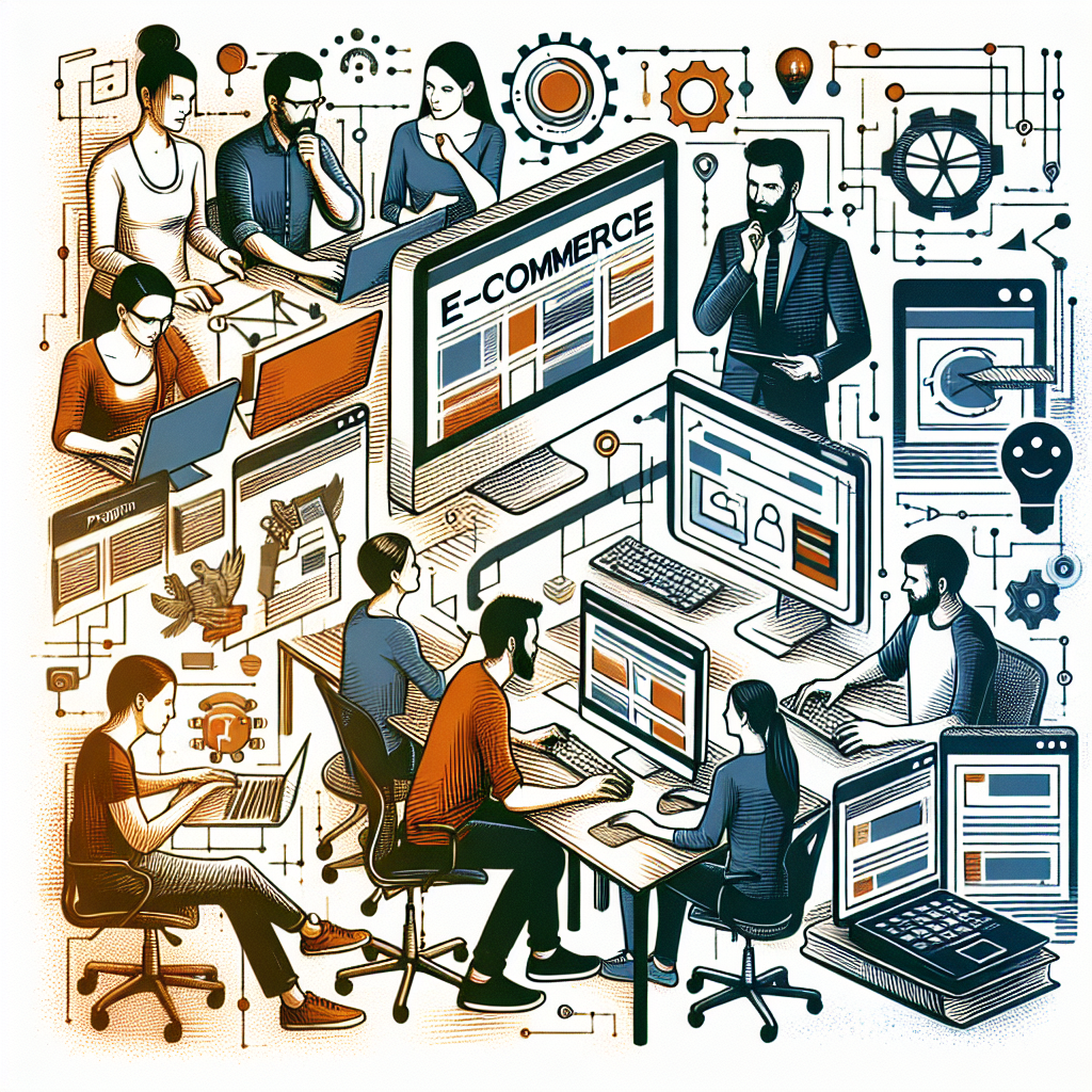 Imagine care reprezinta serviciile de creare a magazinelor online, cu o vizualizare de inalta calitate si tehnologiile utilizate in proces, aratand <a href=
