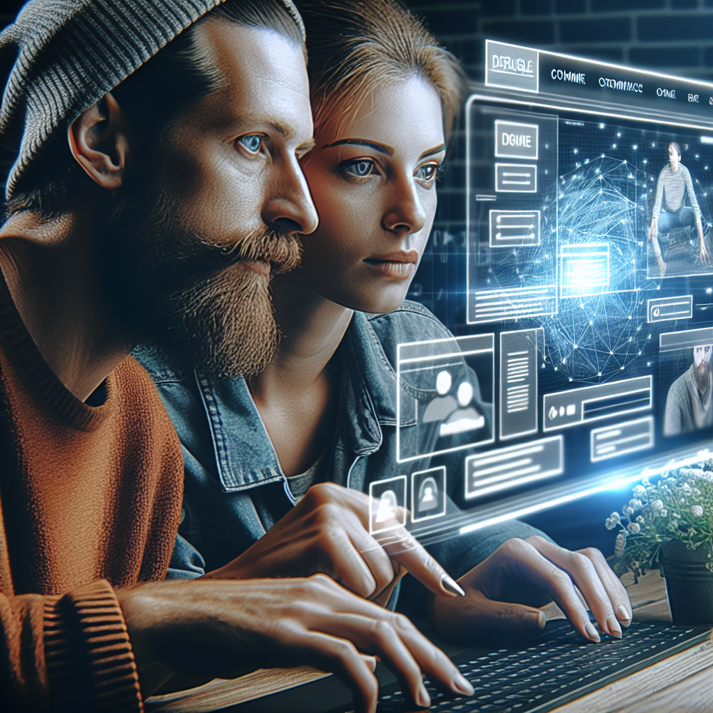 Интерфейс популярной платформы для создания интернет-магазина с современным пользовательским дизайном, где европейские пользователи активно взаимодействуют с сайтом.