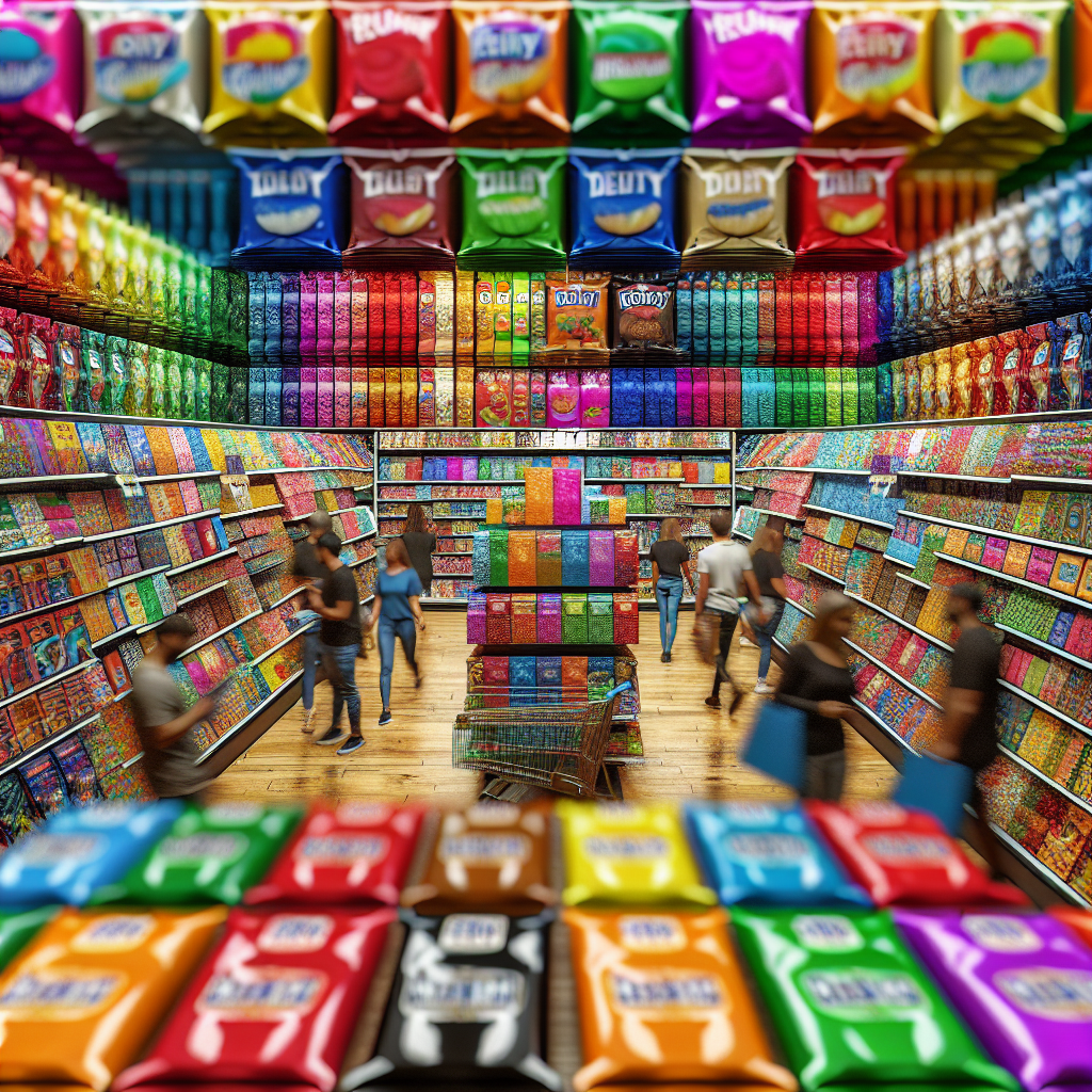 Imagini cu diverse ambalaje colorate de produse intr<a href=