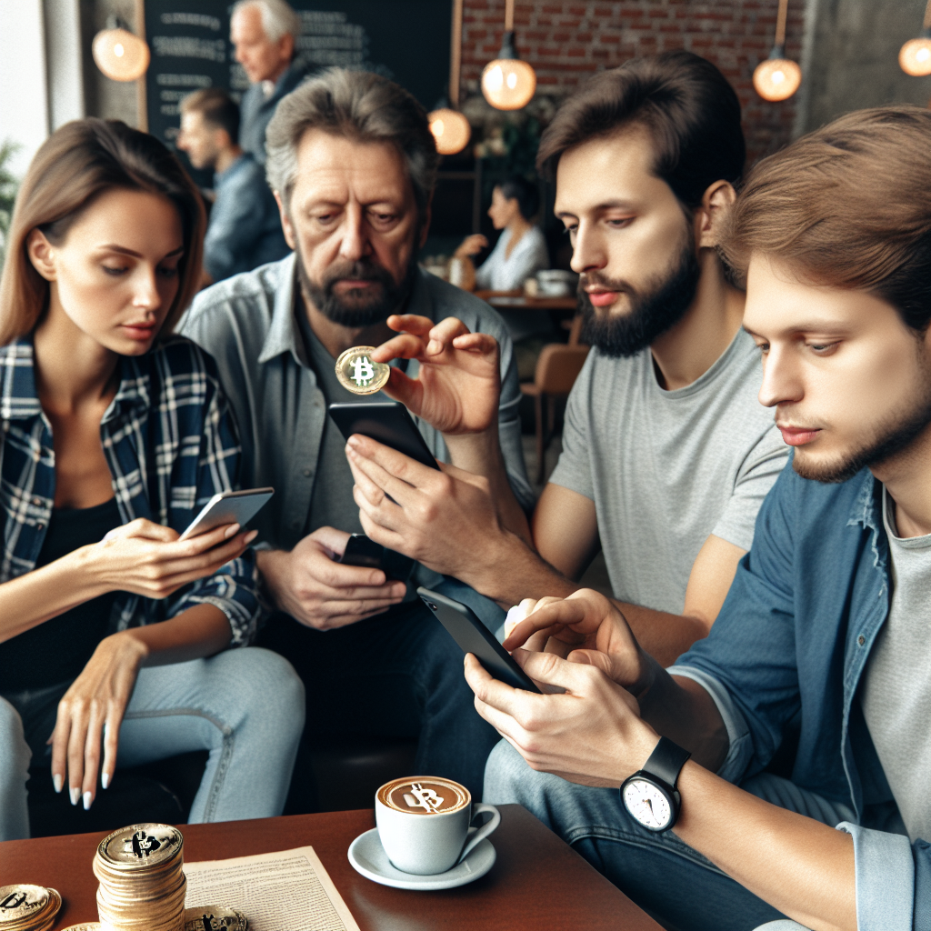 Imaginea arata un grup de europeni care lucreaza cu smartphone<a href=