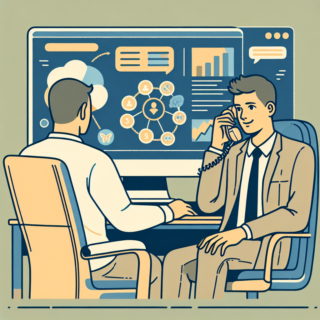 Om discutand la telefon cu un manager si analizand <a href=