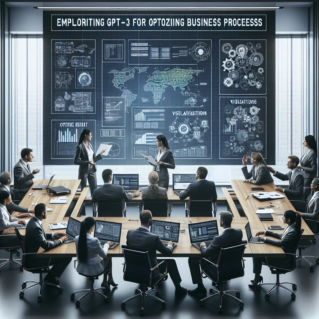 Imagine cu un grup de profesionisti care lucreaza la un proiect, discutand despre utilizarea gpt 3 pentru <a href=