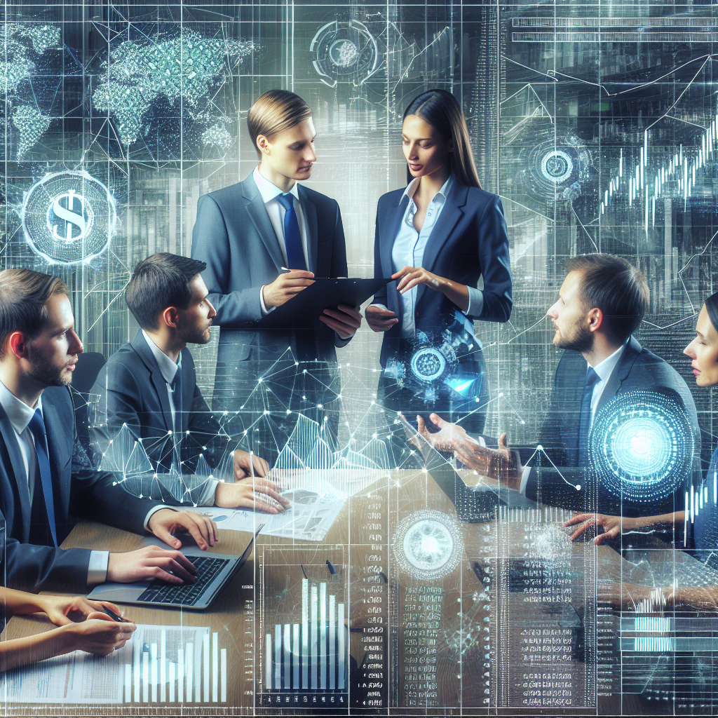 O imagine cu persoane de tip european care discuta despre comertul descentralizat cu <a href=
