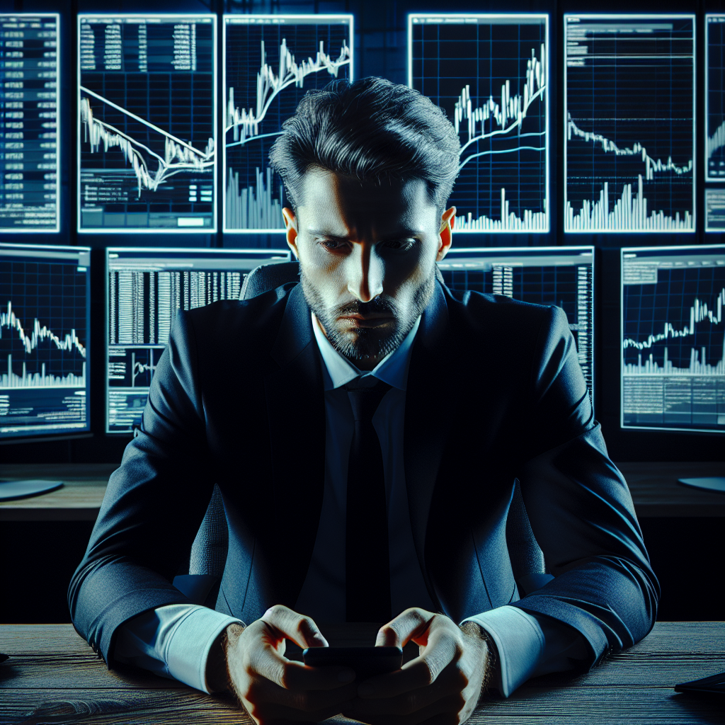 Imagine care ilustreaza un trader care vinde <a href=