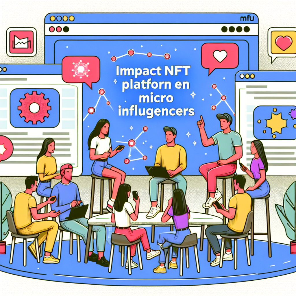 Grupa de europeni pe o platforma NFT, discutand despre influenta NFT asupra micro influentatorilor, cu accent pe schimbul de experienta si comunicarea intr-o atmosfera prietenoasa.
