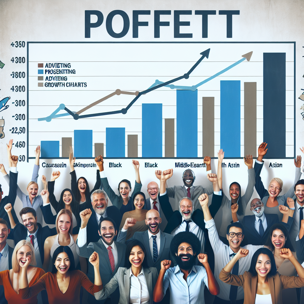 Imagine reprezentand o campanie publicitara de succes, cu cifre si grafice care indica <a href=