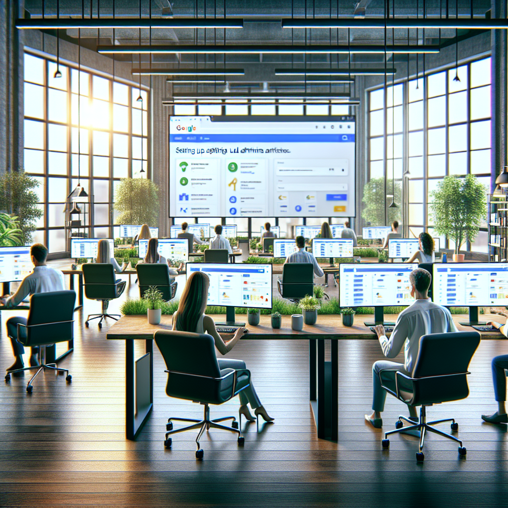 Procesul de configurare a publicitatii in <a href=