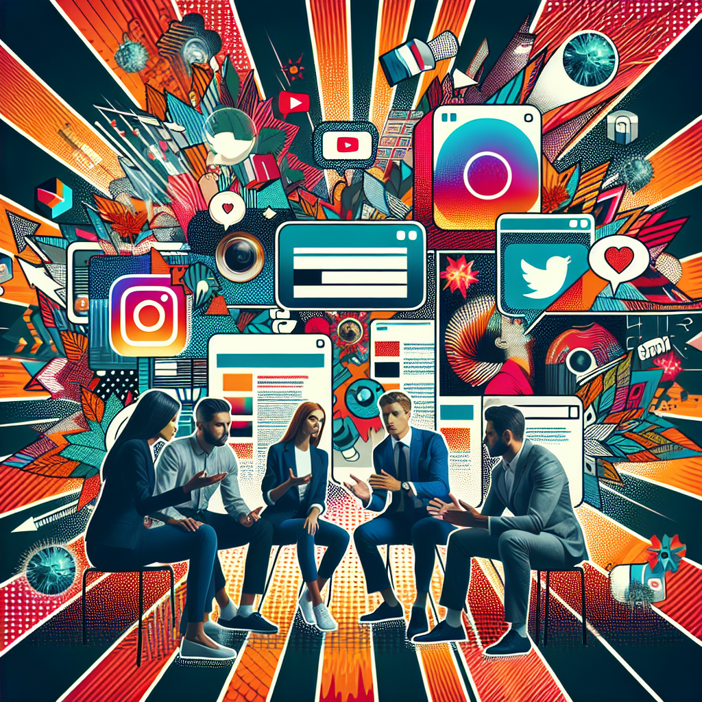 Imagine care ilustreaza tendintele moderne pe Instagram, incluzand <a href=