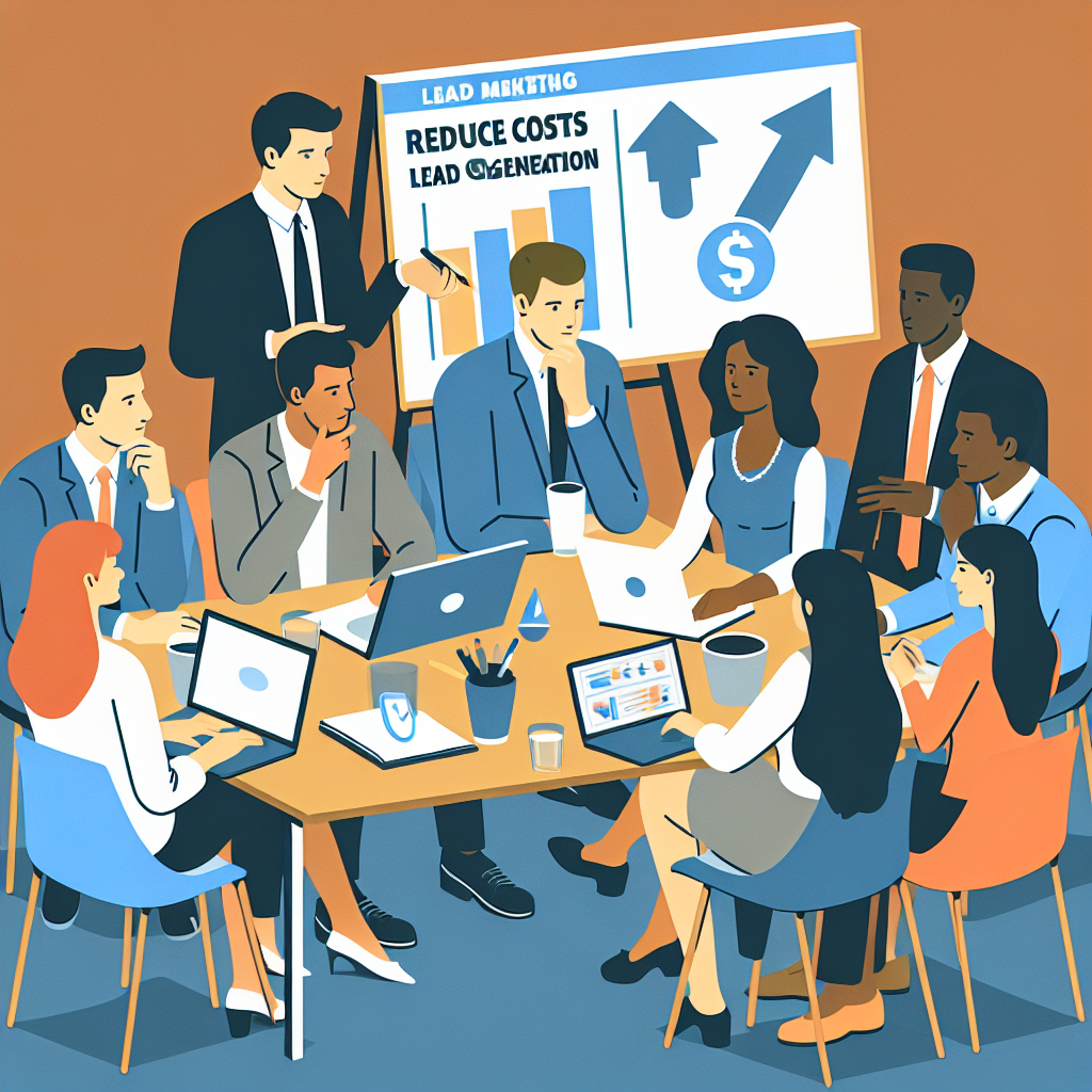 Imaginea unui grup de marketeri la o intalnire, discutand strategii pentru <a href=