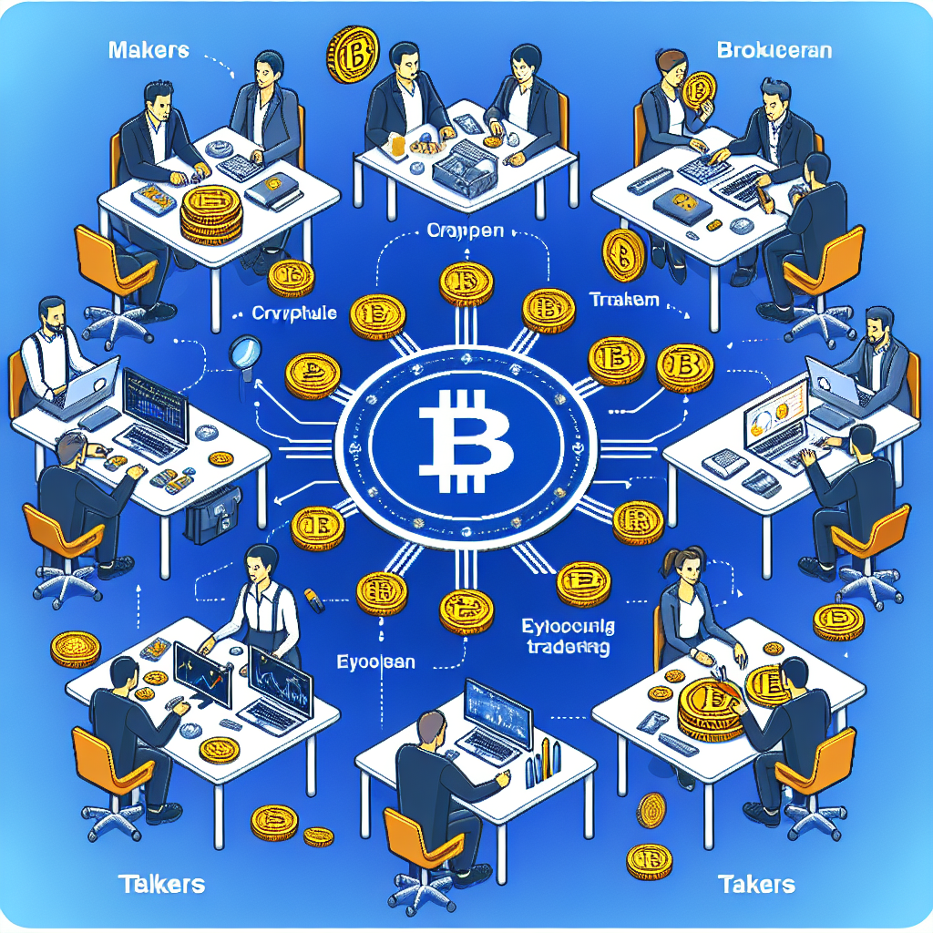Imagine despre criptomoneda, care arata mesterii si denuntatorii in timpul tranzactionarii, aspectul oamenilor de tip european.