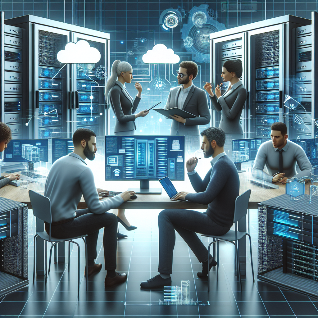 Imagine care reflecta procesul de inchiriere a unui server pentru un <a href=